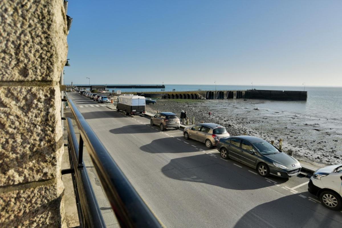 L Ostra 1, Appartement Haut Standing Front De Mer A Cancale Sur Le Port De La Houle Kültér fotó