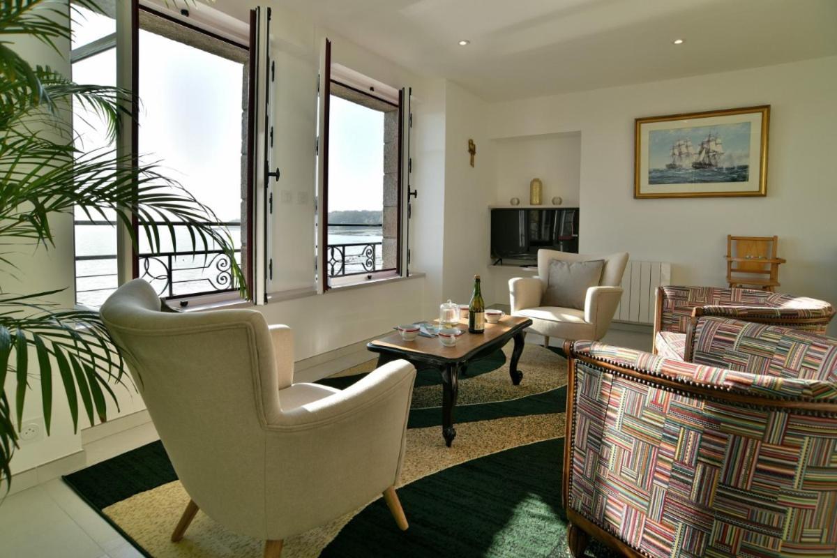 L Ostra 1, Appartement Haut Standing Front De Mer A Cancale Sur Le Port De La Houle Kültér fotó